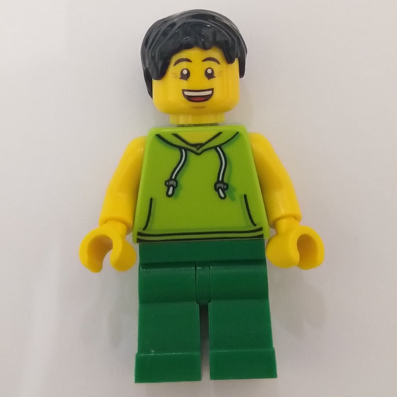 fig-007665 – Lime Torso, Green Legs, Black Hair