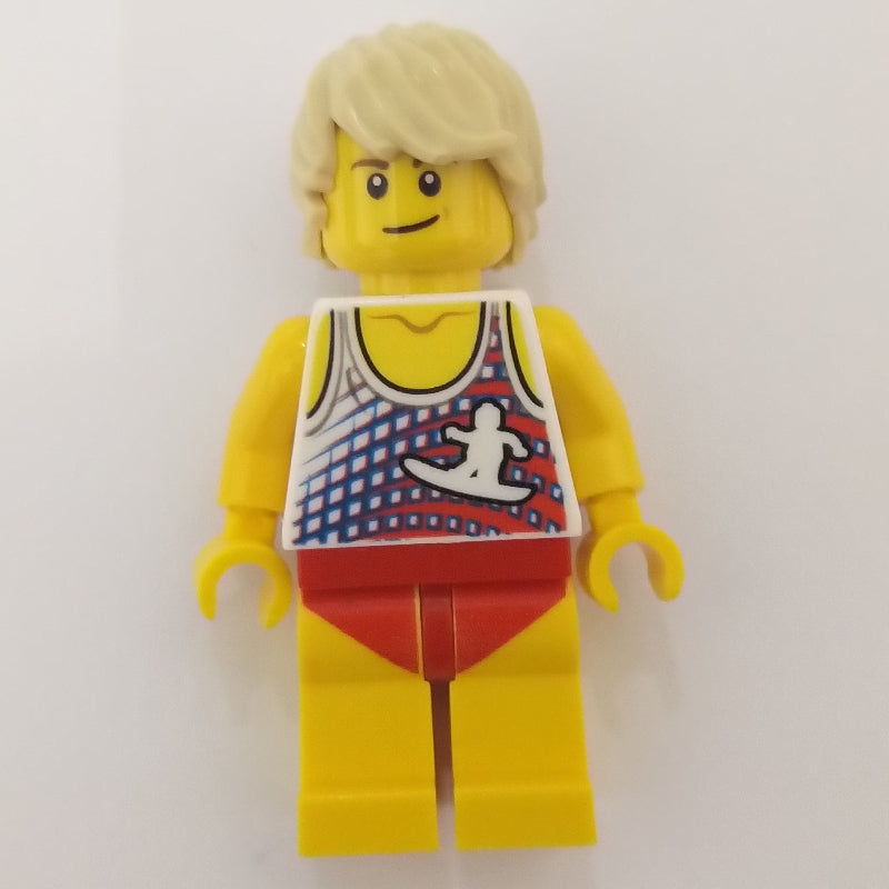 fig-007668 – White Torso, Yellow Legs, Tan Hair