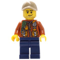 fig-007745 – Explorer, Jacket with Pouches, Radio, and Rope, Dark Tan Cap, Stubble