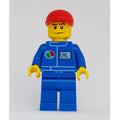 fig-007761 – Racer, Blue Jumpsuit with Octan Logo, Red Cap