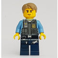 fig-007849 – Chase McCain, Dark Bluish Gray Vest with Radio, Badge and Pouches over Medium Blue Shirt, Dark Blue Legs