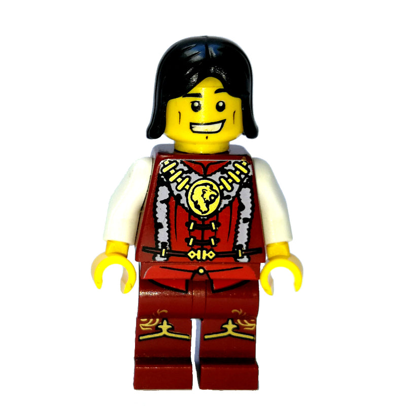 fig-007928 – Prince - Dark Red Torso, Dark Red Legs, Black Hair