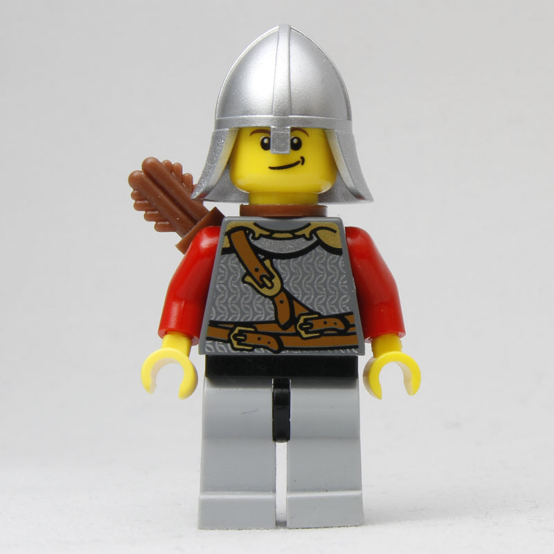 fig-007931 – Knight - Dark Bluish Gray Torso, Light Bluish Grey Legs, Quiver