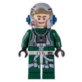 fig-008021 – Rebel Pilot A-wing, Dark Green Uniform, Black Helmet Stripe