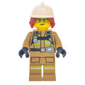 fig-008094 – Freya McCloud, Dark Tan Fire Suit with Gauge and Straps
