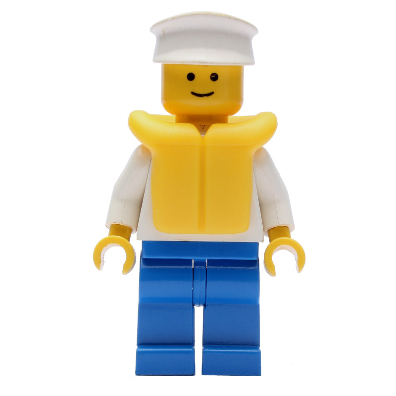 fig-008303 – White Torso with Anchor, Blue Legs, White Hat, Life Vest
