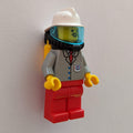 fig-008308 – Light Grey Jacket, Red Legs, White Helmet, Breathing Apparatus