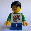 fig-008319 – White Torso with Space Figure, Blue Legs, Black Hair