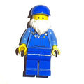 fig-008323 – Medium Blue Torso, Blue Legs, Blue Cap, White Beard