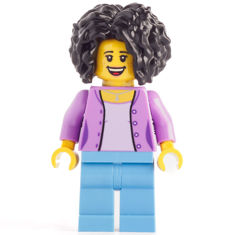 fig-008334 – Medium Lavender Torso, Medium Blue Legs, Black Hair