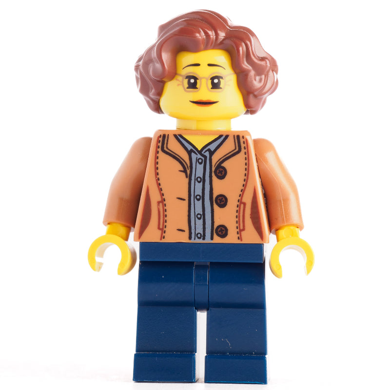 fig-008335 – Medium Nougat Torso, Dark Blue Legs, Reddish Brown Hair