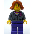 fig-008341 – Dark Bluish grey Torso, Jacket, Dark Purple Legs, Dark Orange Hair