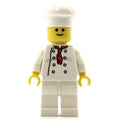 fig-008347 – Chef - White Torso, White Legs, White Hat
