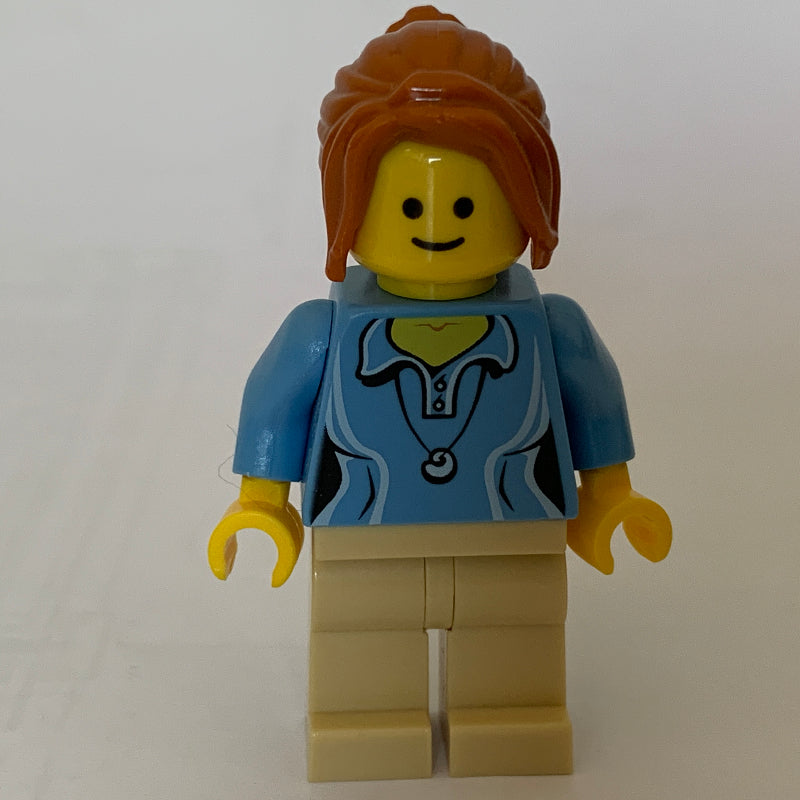 fig-008348 – Medium Blue Torso, Tan Legs, Dark Orange Hair