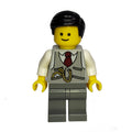 fig-008349 – Light Bluish Grey Torso Jacket, Dark BLuish Grey Legs, Black Hair
