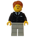 fig-008350 – Black Torso Jacket, Light Bluish Gray Legs, Dark Orange Hair