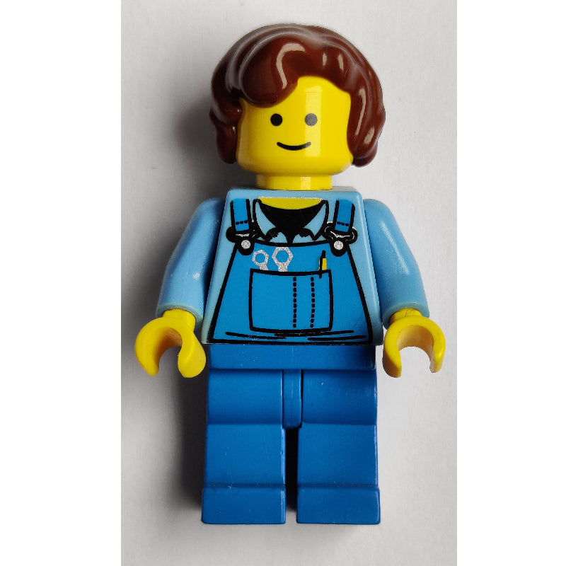 fig-008354 – Medium Blue Torso, Blue Overalls, Reddish Brown Hair