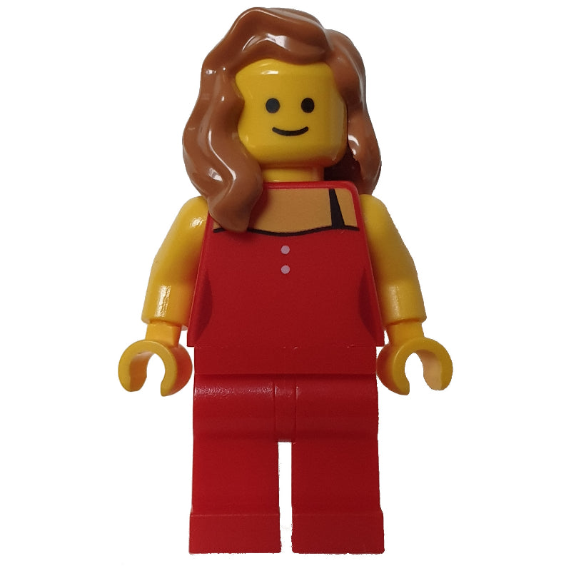 fig-008361 – Red Torso, Red Legs, Medium Nougat Hair