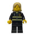 fig-008365 – Fire Fighter, Black Torso, Black Legs, Tan Hair