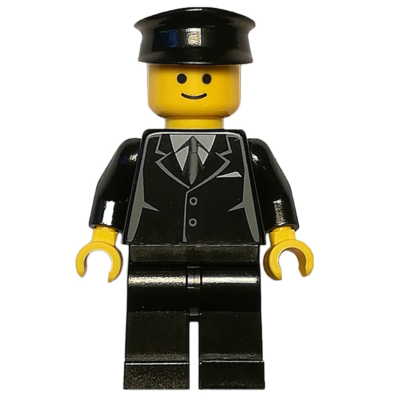 fig-008368 – Black Torso Jacket, Black Legs, Black Hat