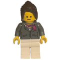 fig-008375 – Dark Bluish Grey Torso, White Legs, Dark Brown Hair