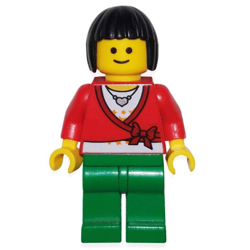 fig-008379 – Red Torso, Green Legs, Black Hair