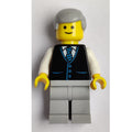 fig-008381 – Black Torso Jacket, Light Bluish grey Legs, Light Bluish Grey Hair