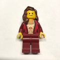 fig-008384 – Red Torso, Dark Red Legs, Reddish Brown Hair