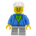 fig-008417 – Kid, Dark Azure Torso, Light Bluish Grey Legs, White Cap