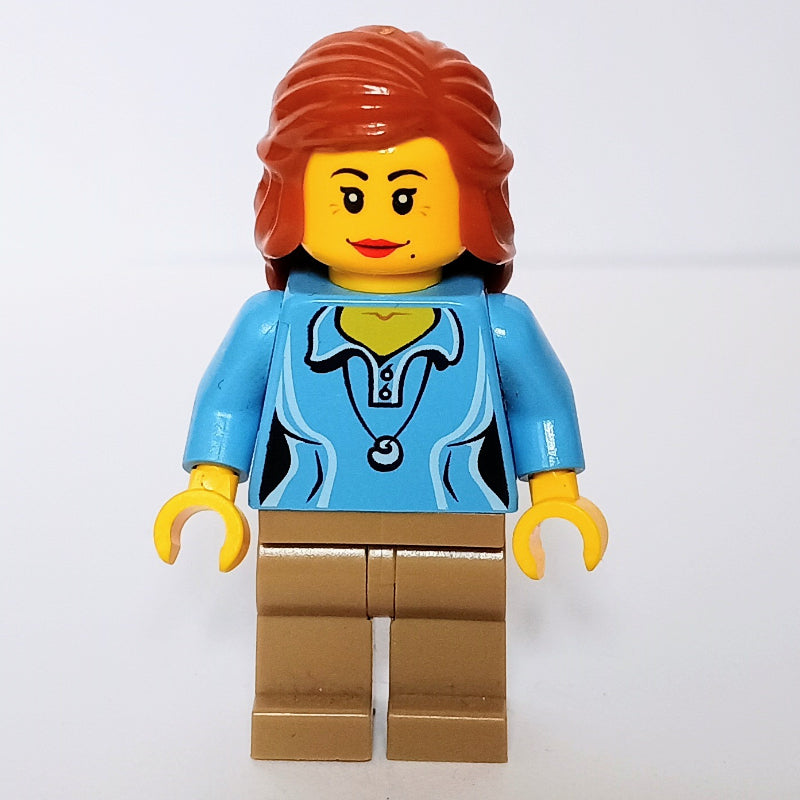 fig-008426 – Medium Blue Torso, Dark Tan Legs, Dark Orange Hair