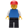 fig-008500 – Blue Torso, Black Legs, Red Cap
