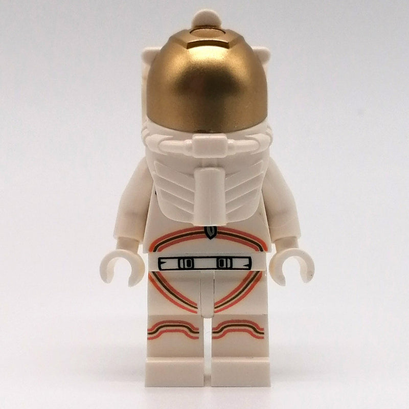 fig-008504 – Astronaut - White Torso and Legs, Orange Trim
