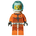 fig-008505 – Astronaut, Woman, Orange Torso and Legs, White Helmet, Trans-Light Blue Visor