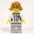 fig-008509 – Scientist - White Torso, Labcoat, Light Bluish grey Legs, Medium Nougat Hair