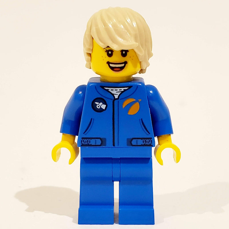fig-008510 – Astronaut - Blue Torso and Legs, Tan Hair