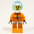fig-008511 – Astronaut - Orange Torso and Legs, White Helmet, Trans-Light Blue Visor, Female
