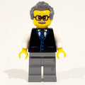 fig-008519 – Launch Director - Black Torso, Dark Bluish Grey Legs, Dark Bluish Grey Hair