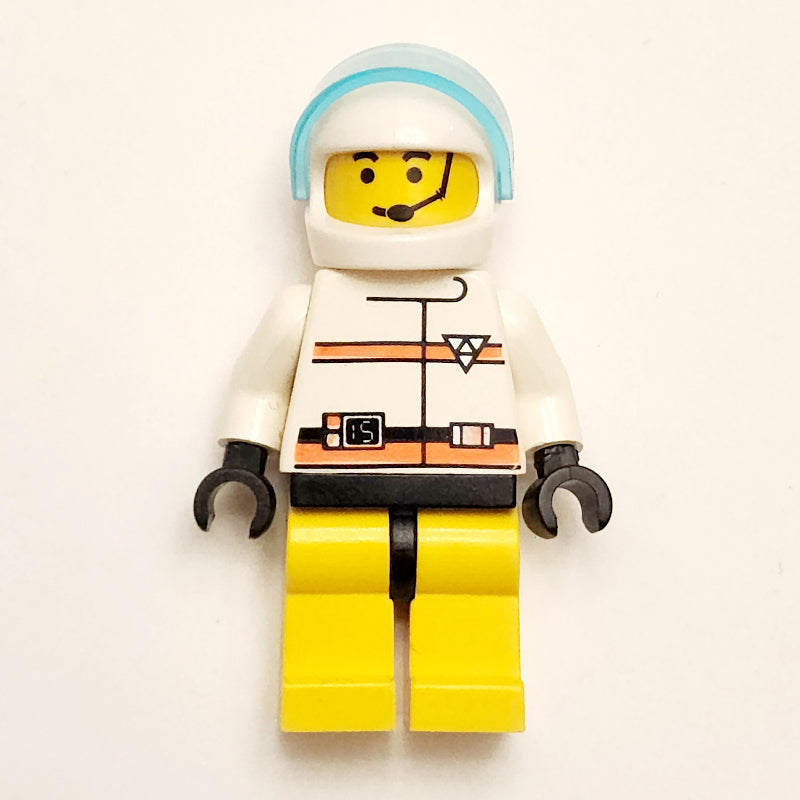 fig-008542 – Res-Q Man, Yellow Legs, White Helmet with Visor, Headset