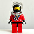 fig-008550 – Diver, Man, Red Wetsuit, Black Helmet with Mask, Airtank, Stubble