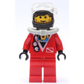 fig-008561 – Diver, Man, Red Wetsuit, Black Helmet with Mask, Airtank, Stubble