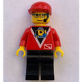 fig-008564 – Marine Explorer, Red Shirt with Divers Logo, Black Legs, Red Cap, Glasses and Headset
