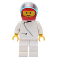 fig-008598 – Racer, White Jacket with Zipper, Red Helmet with Visor (3626b Head)