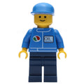 fig-008635 – Mechanic, Blue Jacket with Octan Logo, Dark Blue Legs, Blue Cap