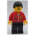 fig-008674 – Mechanic, Red Jacket with Zipper, Black Hair, Moustache