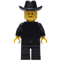 fig-008741 – Man, Plain Black, Black Cowboy Hat