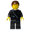 fig-008754 – Man, Black Jacket with Zipper, Brown Hair