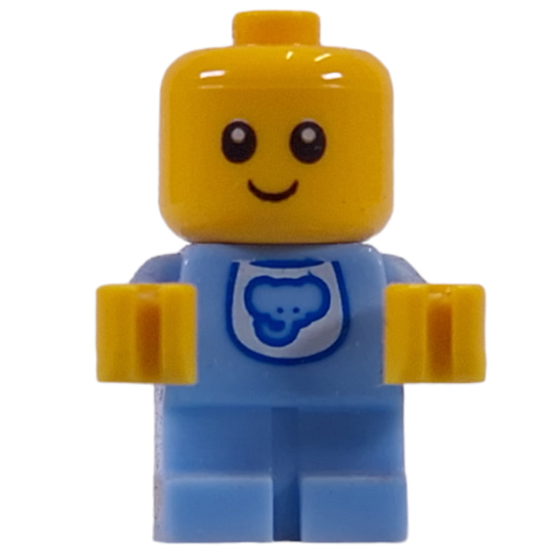 fig-008787 – Baby - Bright Light Blue Body, Bib
