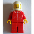 fig-008811 – Man, Red Jacket with Zipper and Pockets, Red Legs, White Helmet