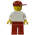 fig-008839 – Man, White Torso, Red Legs, Red Cap (3626a Head)