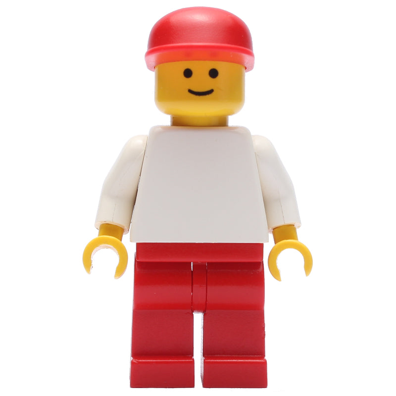 fig-008849 – Man, White Torso, Red Legs, Red Cap (3626b Head)